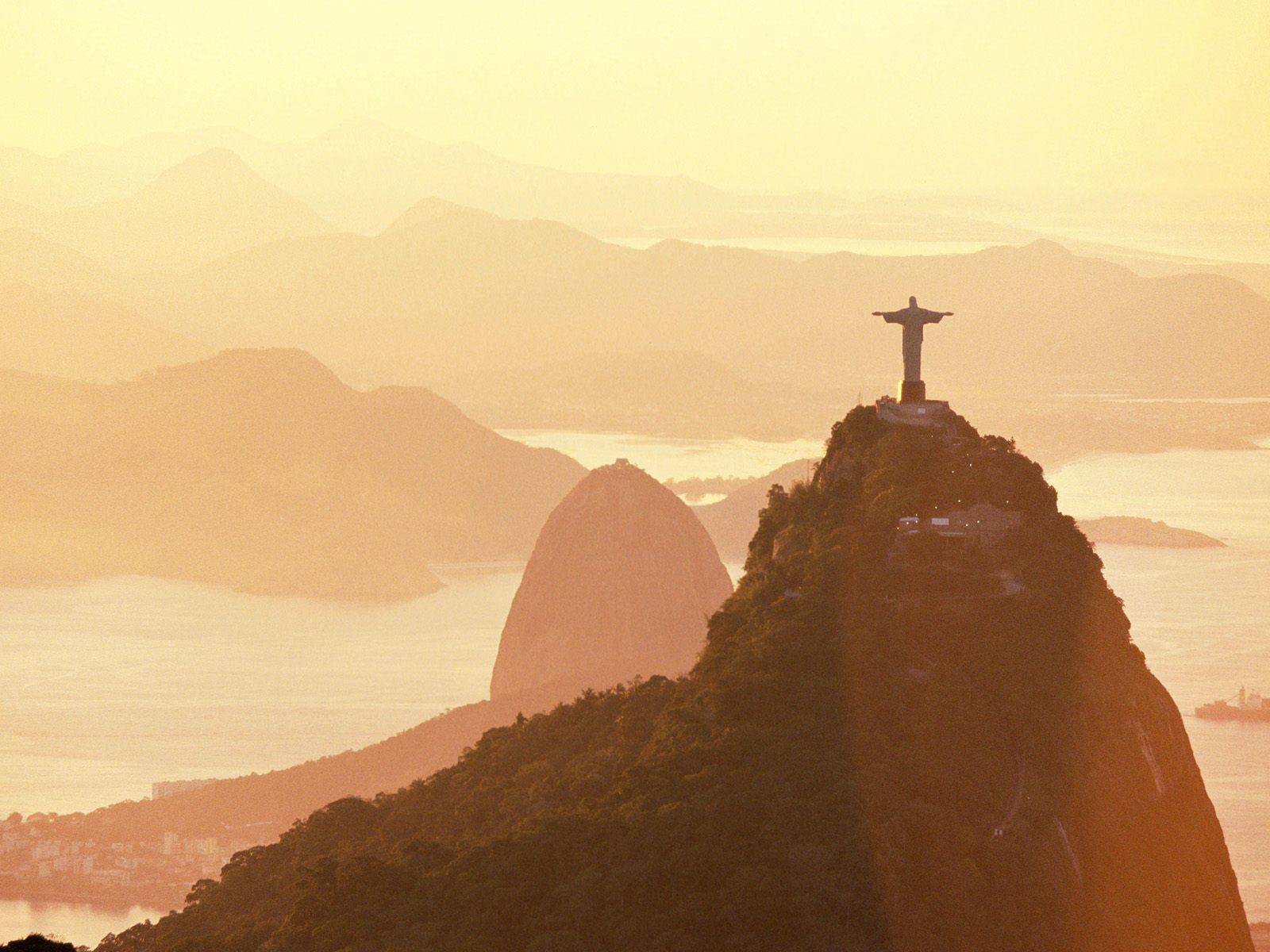 Corcovado Mountain and Sugarloaf Mountain - Rio de Janeiro, Brazil