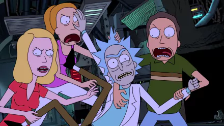 Summer Smith Jerry Smith Beth Smith Rick Sanchez TV Show Rick and Morty HD Desktop Wallpaper | Background Image