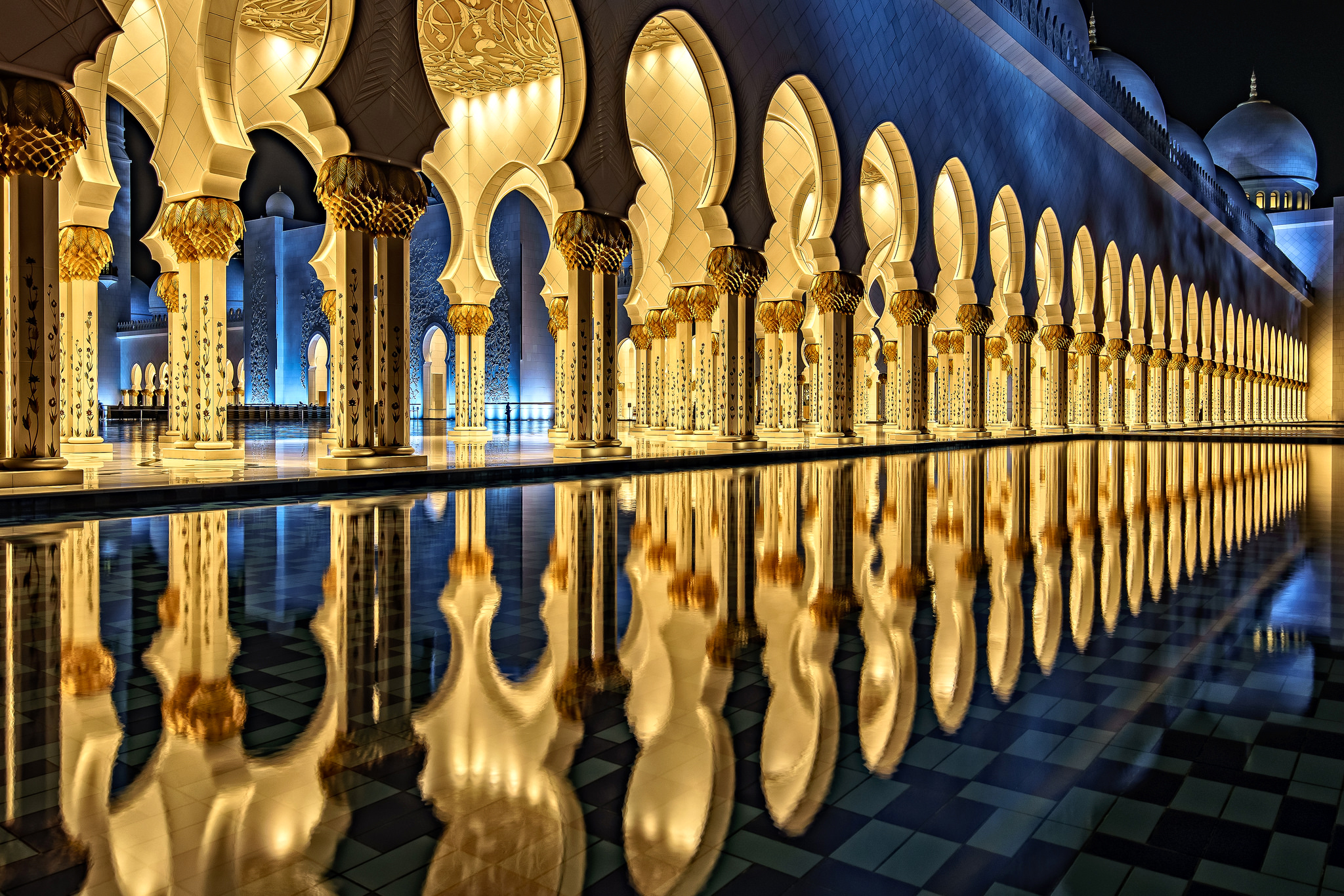 Religious Sheikh Zayed Grand Mosque HD Wallpaper | Background Image