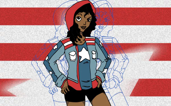 Comic Miss America (Marvel Comics) HD Desktop Wallpaper | Background Image