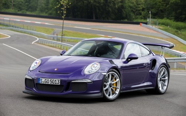 Vehicles Porsche 911 GT3 RS Porsche Porsche 911 Porsche 911 GT3 Car Purple Car HD Wallpaper | Background Image