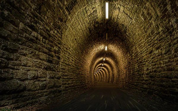man made tunnel HD Desktop Wallpaper | Background Image