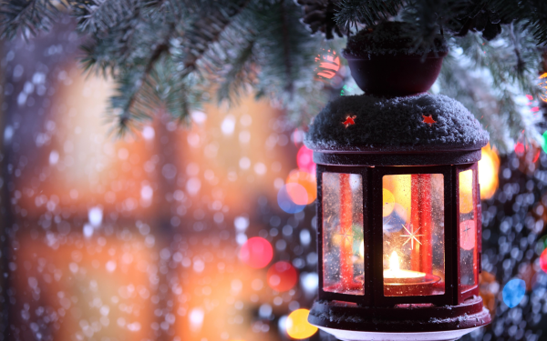 Día festivo Navidad Christmas Ornaments Decoration Vela Fondo de pantalla HD | Fondo de Escritorio
