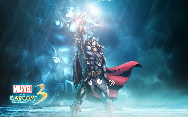 Video Game Marvel vs. Capcom 3: Fate of Two Worlds Thor HD Wallpaper | Background Image