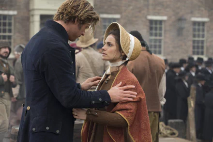 Charlotte Riley Chris Hemsworth movie In the Heart of the Sea HD Desktop Wallpaper | Background Image