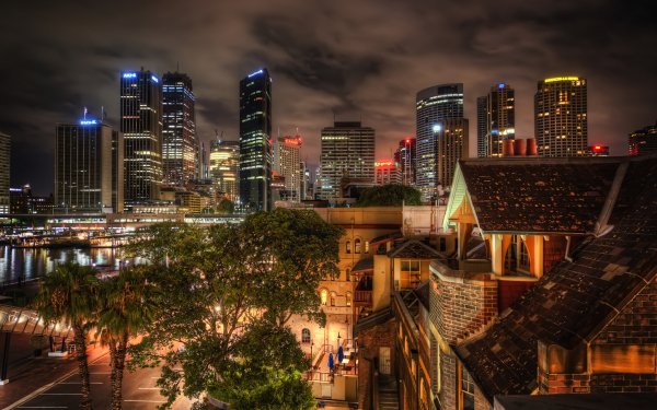Man Made Sydney Cities Australia HDR HD Wallpaper | Background Image