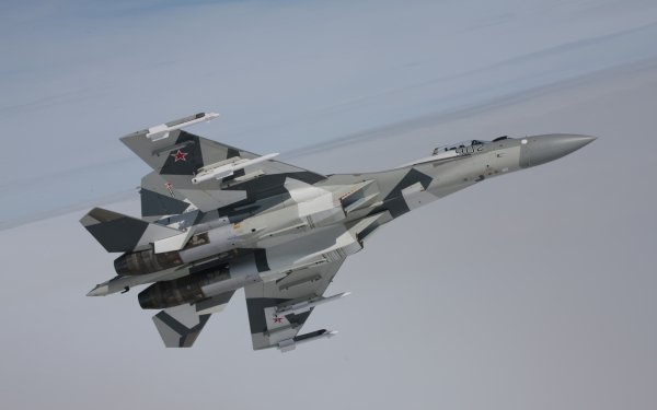 Military Sukhoi Su-35 Airplane Jet Fighter HD Wallpaper | Background Image
