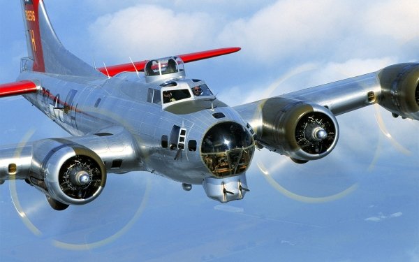 Military Boeing B-17 Flying Fortress Bombers Boeing Aircraft HD Wallpaper | Background Image