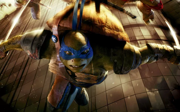 Leonardo (TMNT) movie Teenage Mutant Ninja Turtles (2014) HD Desktop Wallpaper | Background Image