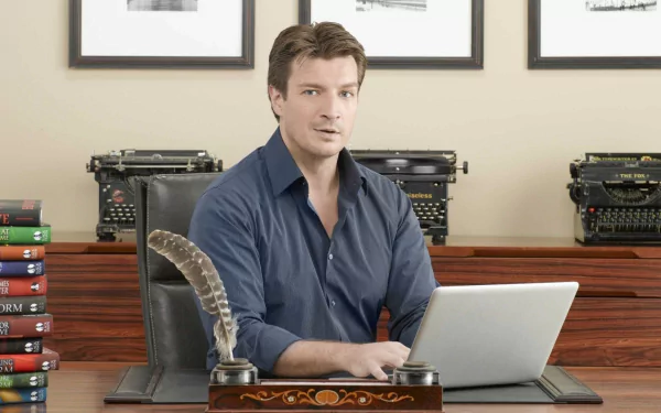 Nathan Fillion richard castle TV Show Castle (TV Show) HD Desktop Wallpaper | Background Image