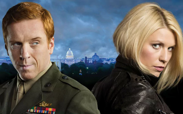 Claire Danes Damian Lewis TV Show Homeland HD Desktop Wallpaper | Background Image