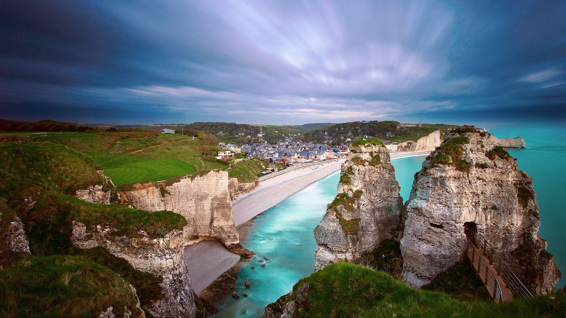 Wallpaper : laurentdelfraissy, landscape, etretat, normandie, nature,  normandy, ocean, 76, falaises, Canon, canon5diii, 5diii, 5d, 5d3, paysage,  village, France, acidezen, explore, explorer, eau, imagine, photo,  photographie, plage, passion, scene ...