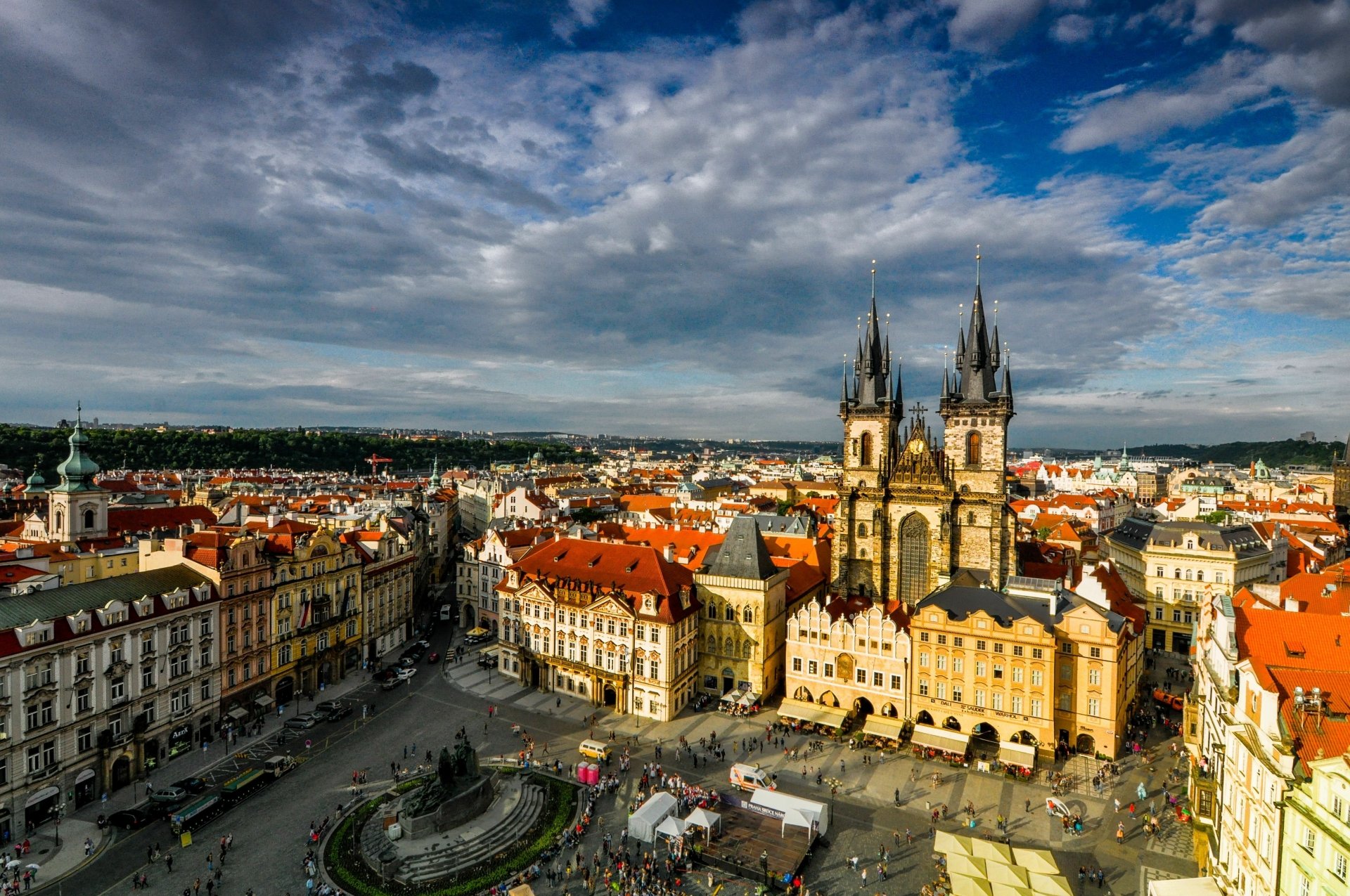 Prague 4K Ultra HD Old Town Square Panorama 4268x2835 Wallpaper Abyss