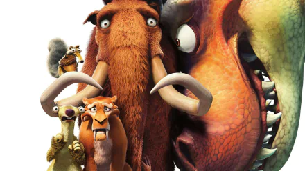 Scrat (Ice Age) movie Ice Age: Dawn of the Dinosaurs HD Desktop Wallpaper | Background Image