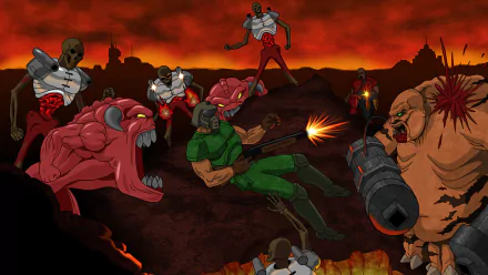 video game Final Doom HD Desktop Wallpaper | Background Image