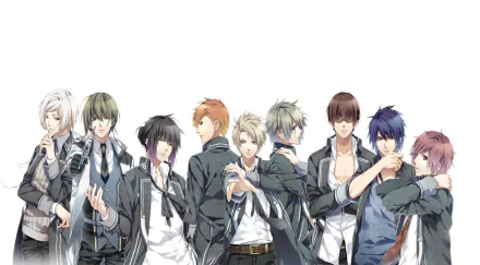 Ron Muroboshi Heishi Otomaru Akito Shukuri Itsuki Kagami Sakuya Nijou Natsuhiko Azuma Senri Ichinose Masamune Tōya Kakeru Yuiga Anime Norn9: Norn + Nonette HD Desktop Wallpaper | Background Image