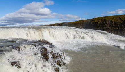  Iceland Waterfall Gullfoss closeup