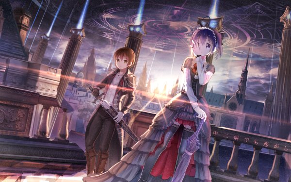 Anime Love, Chunibyo & Other Delusions Rikka Takanashi Yūta Togashi Dark Flame Master HD Wallpaper | Background Image