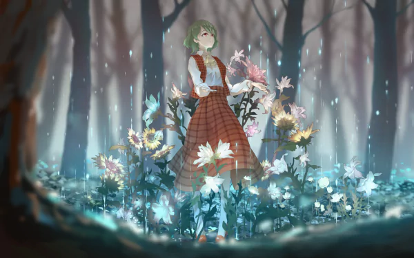 Yuuka Kazami Anime Touhou HD Desktop Wallpaper | Background Image