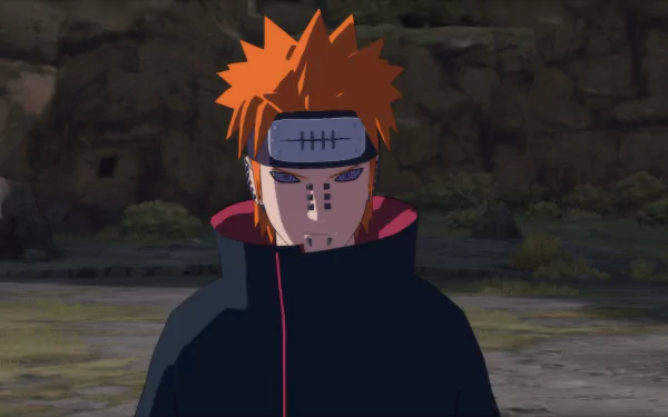 HD wallpaper featuring Yahiko and Pain from Naruto, showcasing dynamic visuals from the video game Naruto Shippuden: Ultimate Ninja Storm 4.