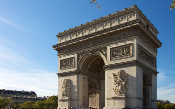 monument France Paris man made Arc de Triomphe HD Desktop Wallpaper | Background Image