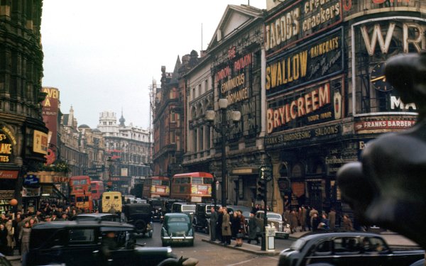 Man Made London Cities United Kingdom City Street Vintage HD Wallpaper | Background Image