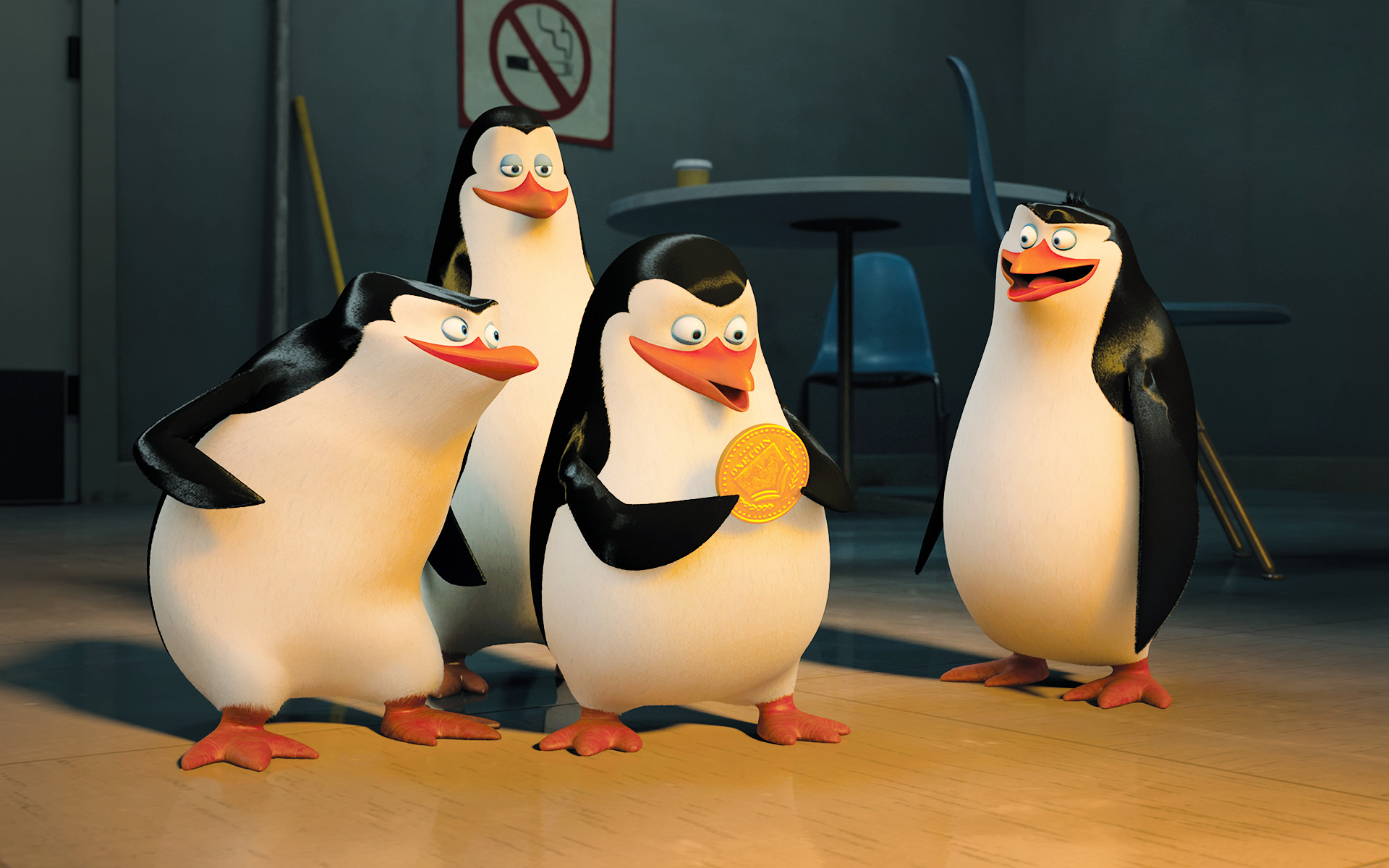 Movie Penguins of Madagascar HD Wallpaper