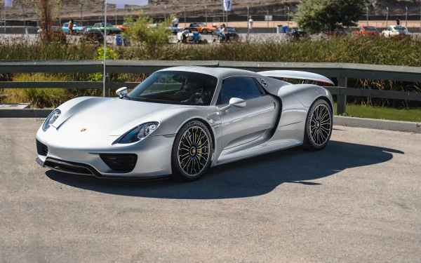 silver car supercar car Porsche vehicle Porsche 918 Spyder HD Desktop Wallpaper | Background Image