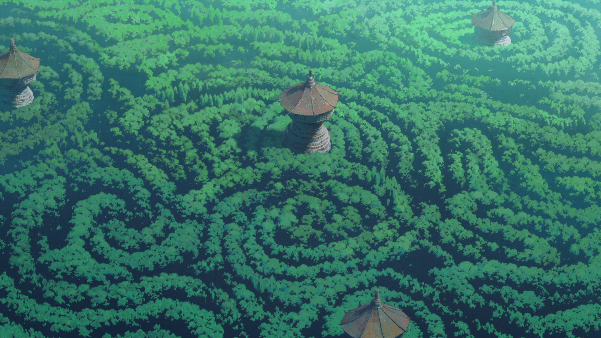 Forest Labyrith by Mamoru Hosoda
