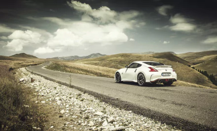 white car car Nissan vehicle Nissan 370Z HD Desktop Wallpaper | Background Image