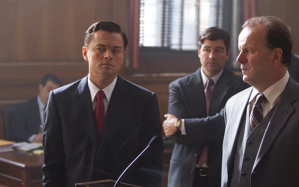 Agent Patrick Denham Kyle Chandler Leonardo Dicaprio Jordan Belfort movie The Wolf of Wall Street HD Desktop Wallpaper | Background Image
