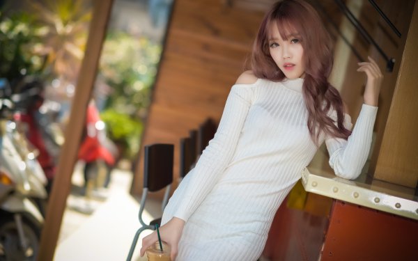 Femmes Asiatique Oriental Top Model Brune Fond d'écran HD | Image