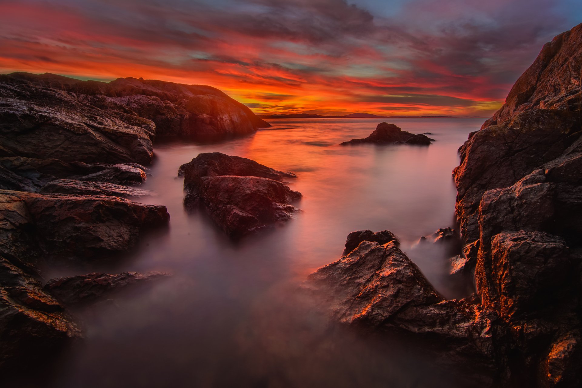 Rocky Beach Sunset