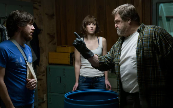 John Gallagher Jr. Mary Elizabeth Winstead John Goodman movie 10 Cloverfield Lane HD Desktop Wallpaper | Background Image