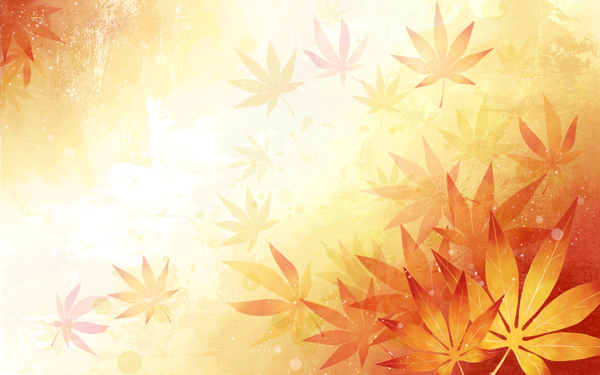 Download Fall Orange (Color) Artistic Leaf HD Wallpaper