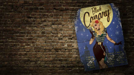 Black Canary Comic DC Bombshells HD Desktop Wallpaper | Background Image