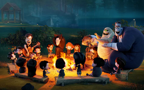 Griffin (Hotel Transylvania) Frankenstein (Hotel Transylvania) Murray (Hotel Transylvania) Wayne (Hotel Transylvania) Dracula (Hotel Transylvania) Dennis (Hotel Transylvania) movie Hotel Transylvania 2 HD Desktop Wallpaper | Background Image