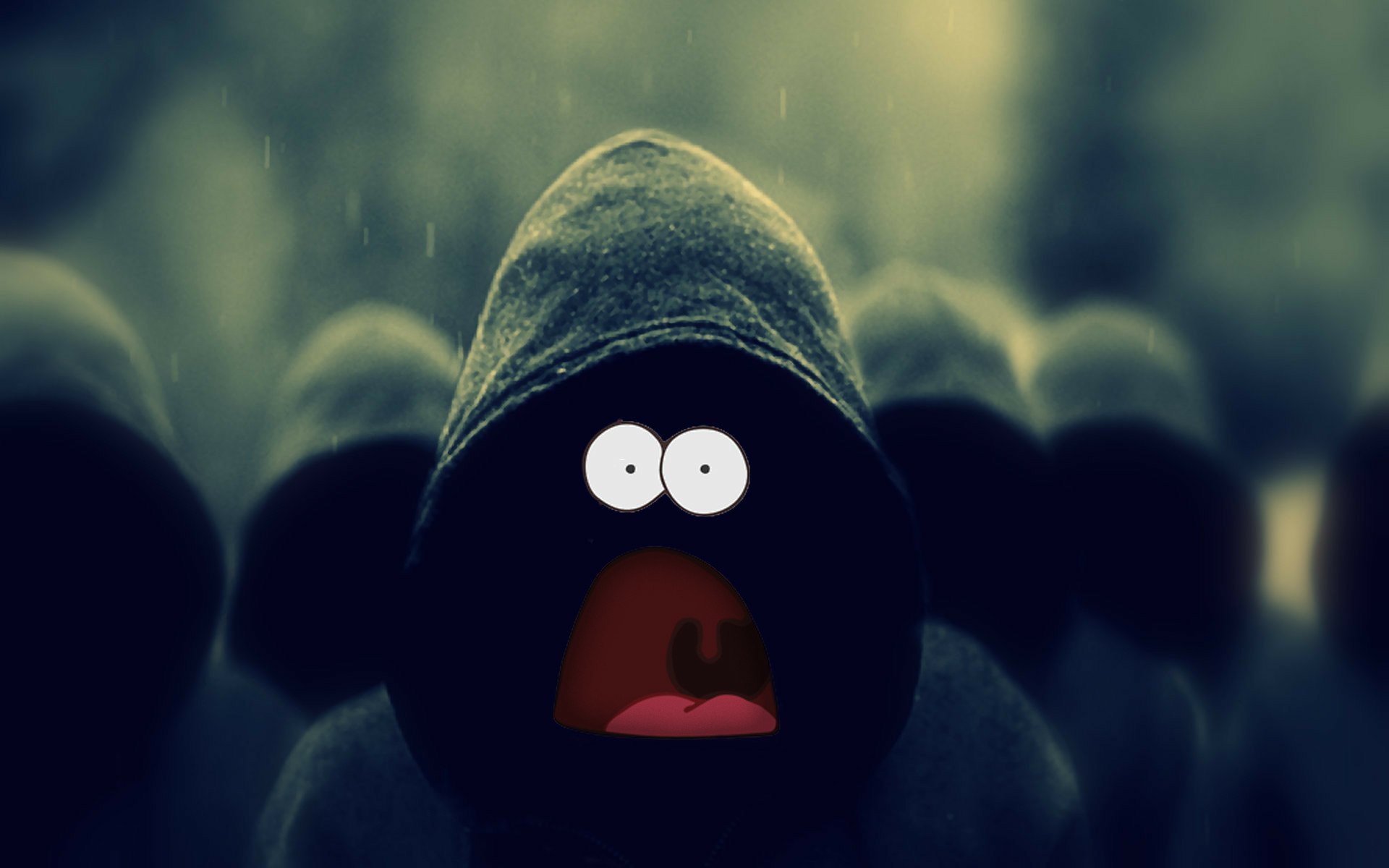 HD wallpaper featuring Spongebob Squarepants and Patrick Star in a stylized background.