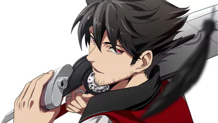 Qrow Branwen from the anime RWBY, depicted in a striking HD wallpaper. His confident posture and intense expression capture his character's essence beautifully.