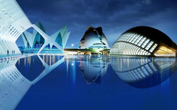 Man Made Valencia Cities Spain HD Wallpaper | Background Image