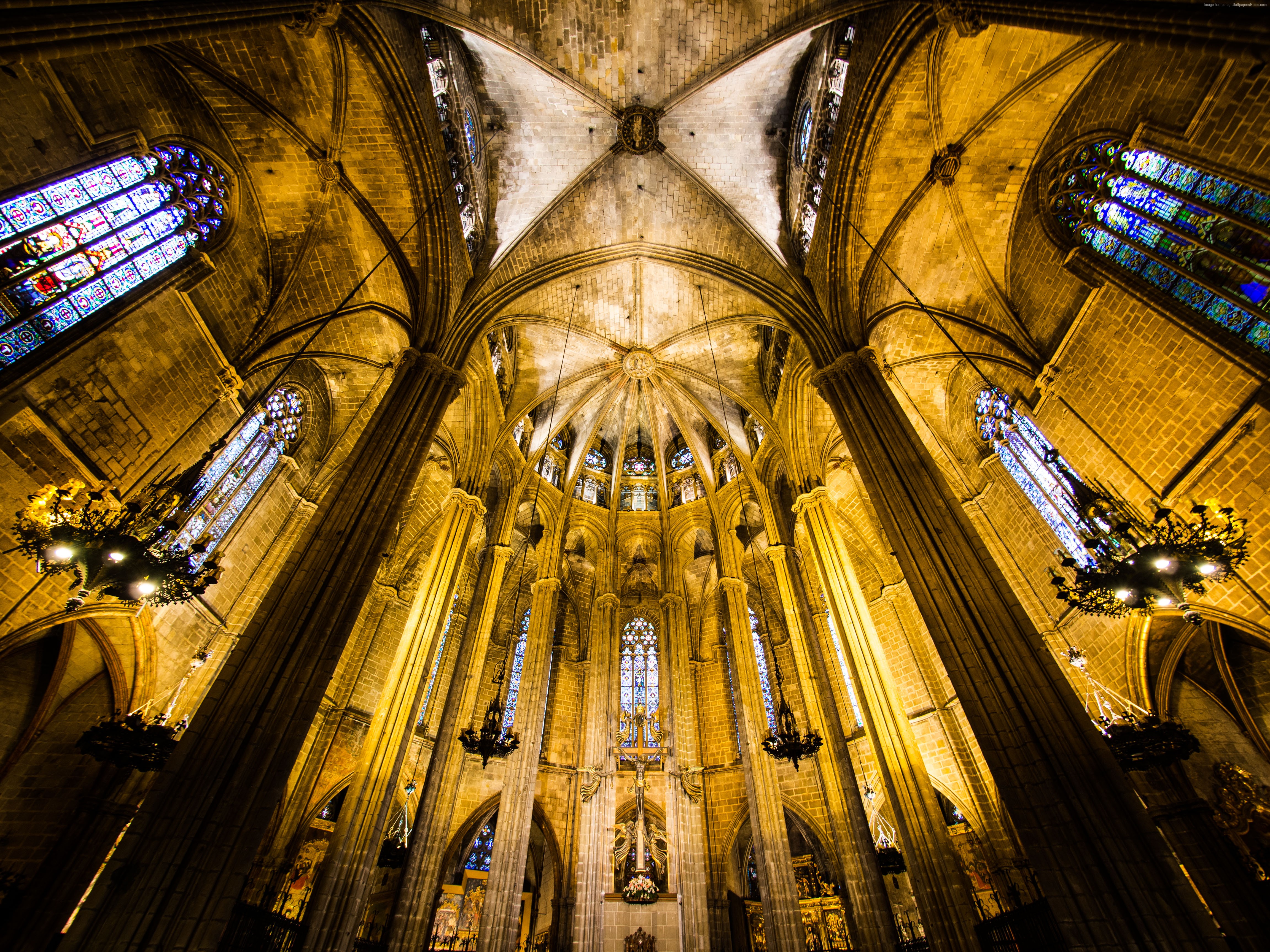 Religious Barcelona Cathedral HD Wallpaper | Background Image