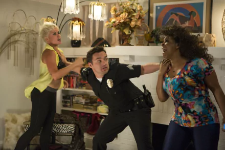 Jwaundace Candece Briana Venskus Ryan Davis Jake Johnson movie Let's Be Cops HD Desktop Wallpaper | Background Image