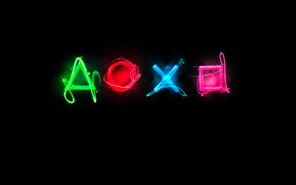 Video Game Playstation Consoles Sony Neon HD Wallpaper | Background Image