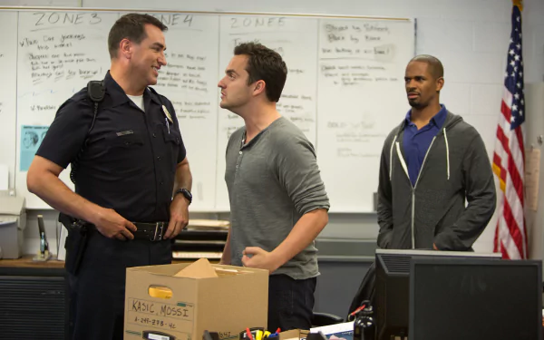 Rob Riggle Justin Chang Damon Wayans Jr. Ryan Davis Jake Johnson movie Let's Be Cops HD Desktop Wallpaper | Background Image