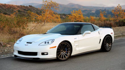 car white car Chevrolet Corvette Chevrolet vehicle Chevrolet Corvette ZR1 HD Desktop Wallpaper | Background Image