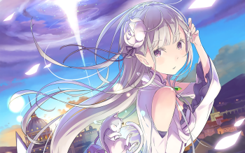 810 Emilia Re Zero Hd Wallpapers Background Images