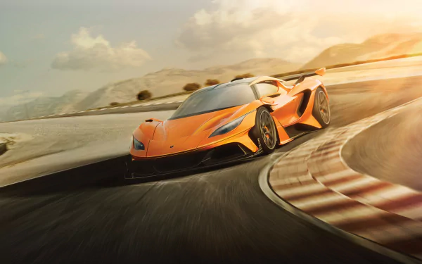 orange car concept car supercar vehicle Apollo Arrow HD Desktop Wallpaper | Background Image