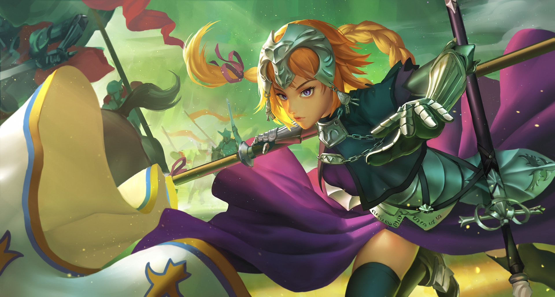 Jeanne d'Arc HD Wallpaper - Ruler from Fate/Grand Order & Fate/Apocrypha by 桐野