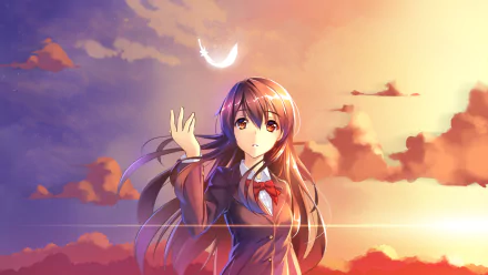 feather Anime Nico Nico Singer HD Desktop Wallpaper | Background Image