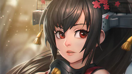 Yamato (Kancolle) Anime Kantai Collection HD Desktop Wallpaper | Background Image